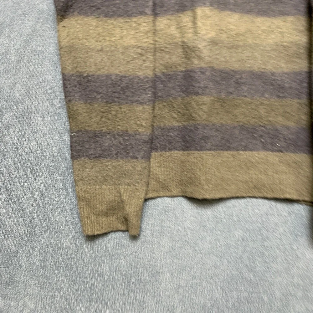 Buffalo David Bitton Cozy Sweater Men Medium Multicolor Striped Lambswool Winter
